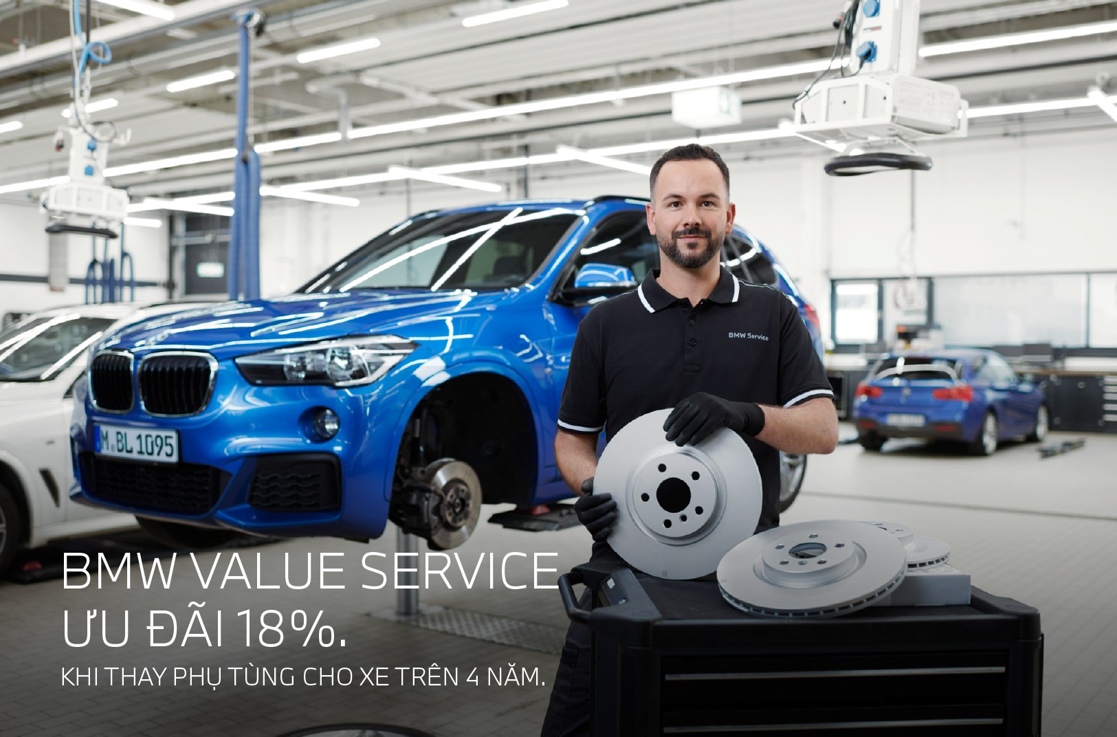 THACO AUTO TRIỂN KHAI CHƯƠNG TRÌNH ƯU ĐÃI 18% KHI THAY PHỤ TÙNG CHO XE BMW LƯU HÀNH TRÊN 4 NĂM